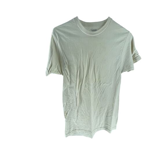 Stafford Essentials Classic Fit White Short Sleeve Crew Neck T-Shirt Men's Small - Picture 1 of 5
